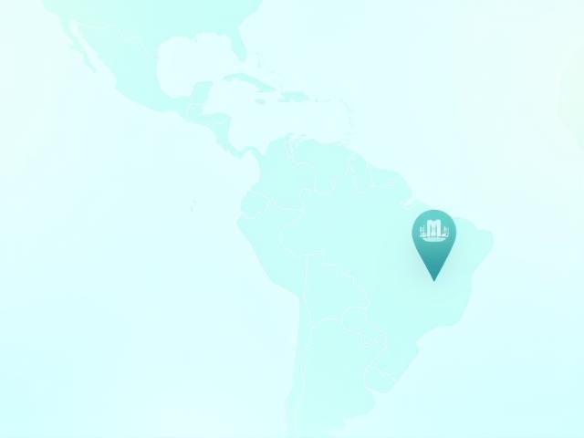 Mapa con oficinas y clientes en Latinoamérica